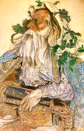 Portrait of Andrzej Mielewski in the role of Rapsod in "Bolesław the Bold"