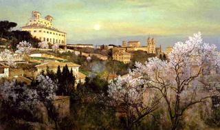 Il Pincio with a View of Villa Medici