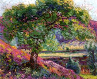 Landscape with Trees and Figures