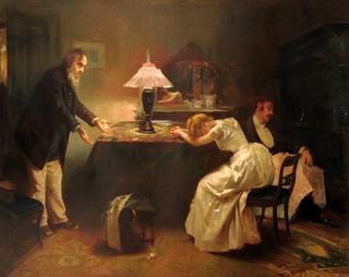 Interior Scene with Figures