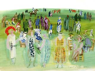 Woman at the Track