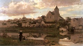 View of Montigny-sur-Loing
