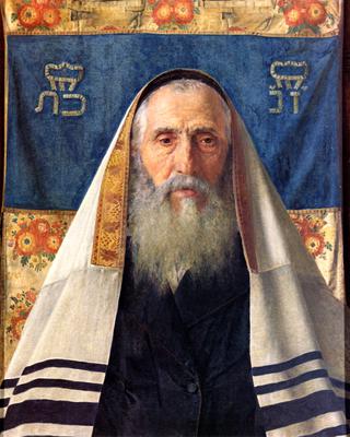 Rabbi with Prayer Shawl
