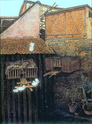 Corner in a Courtyard