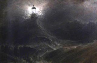 Eddystone Lighthouse, During a Storm