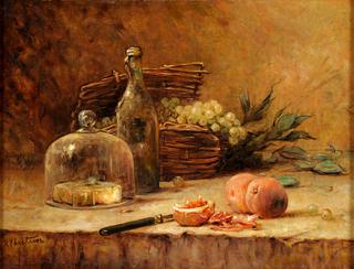Fruit still life cheese