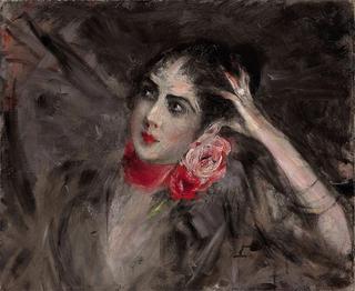 Princes Radziwill with Red Ribbon