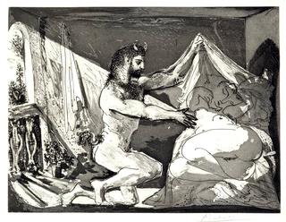 Faun Revealing a Sleeping Woman