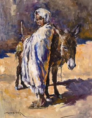 Boy with his Donkey