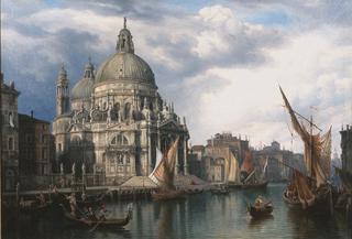 A View of the Grand Canal with Sta. Maria della Salute
