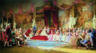 The Opening of the Imperial Academy of Arts