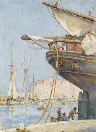 Painting the rudder