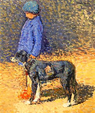 Girl and Dog