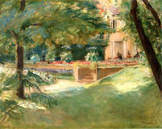 View of the Flower Terrace in Wannsee Garden to the South West