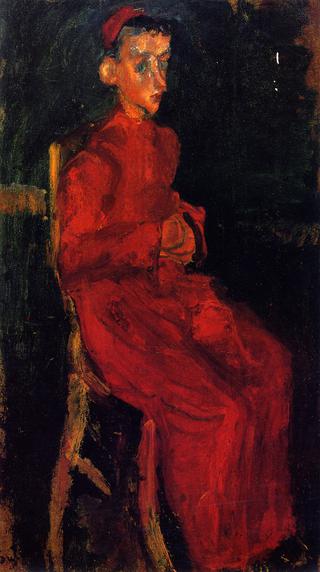 Seated Choir Boy