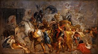 Triumphal entry of Henri IV in Paris