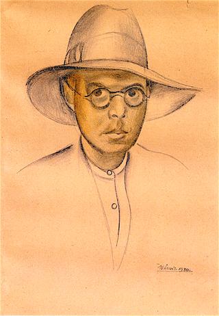 Self-Portrait with Hat