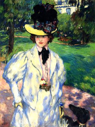 Woman Taking a Walk