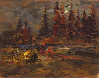 Fire on the River Bank