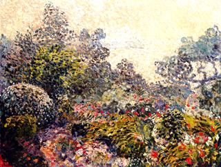 The Garden at Agay at Sunset