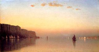 Sunset over the Palisades on the Hudson