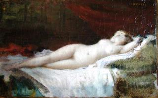 Woman Lying on a Couch (inspired by Titian)