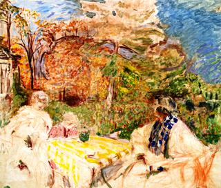 Women and Child at Clos Cézanne