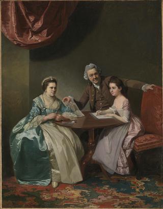 道尔顿夫妇和他们的侄女玛丽·德·赫勒