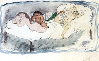 Four Figures on a Bed
