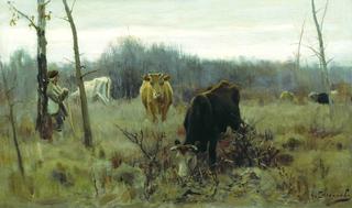Grazing Cows