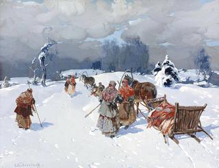 Homeward in Winter