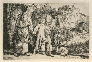 The Flight into Egypt, The Holy Family Crossing the Rill