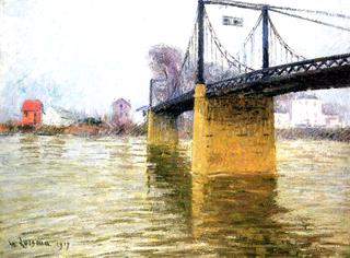 The Suspension Bridge at Triel