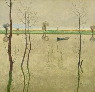 Flood on the Lower Rhine