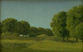 Study from the Deerpark near Copenhagen