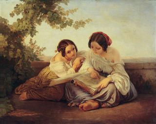 Girls Reading