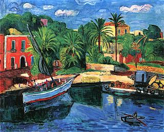The Harbor at Porto d'Ischia with Boats