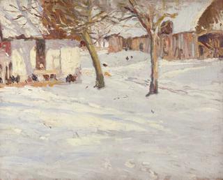 Winter Trees on the Farm