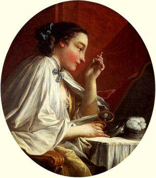 Woman at her Toilet