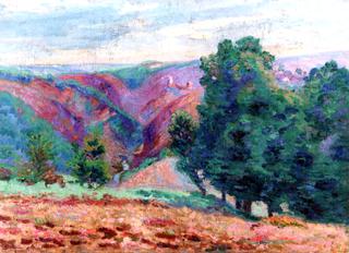 Landscape of La Creuse, the Ruins of Chateau de Crozant