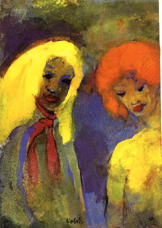 Two Women (Yellow and Red Hair)