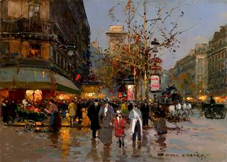 Le Boulevard et la Porte St. Denis