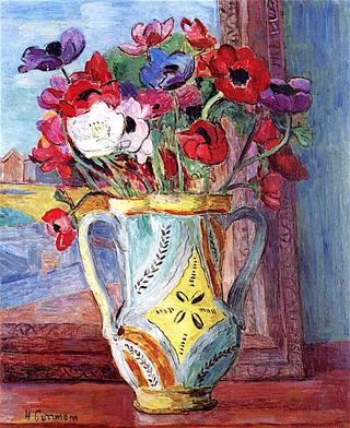 Still Life in front of a Framed Picture
