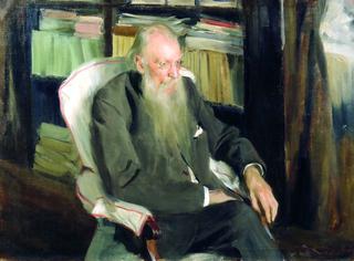 作家D.L.莫尔多夫塞夫的肖像