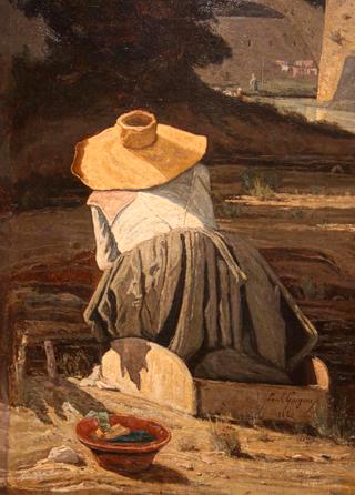 Washerwoman at the Brook
