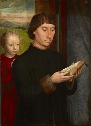 Portrait of a Man Reading
