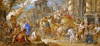 Story of Mark Antony - Entry of Mark Antony into Ephesus (second version)