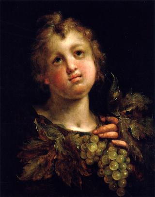 Boy with Grapes