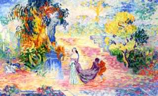 Woman in a Park