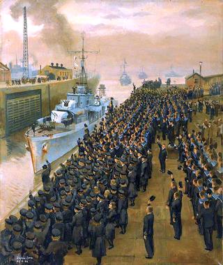 Arrival of Second Escort Group of Sloops at Liverpool
